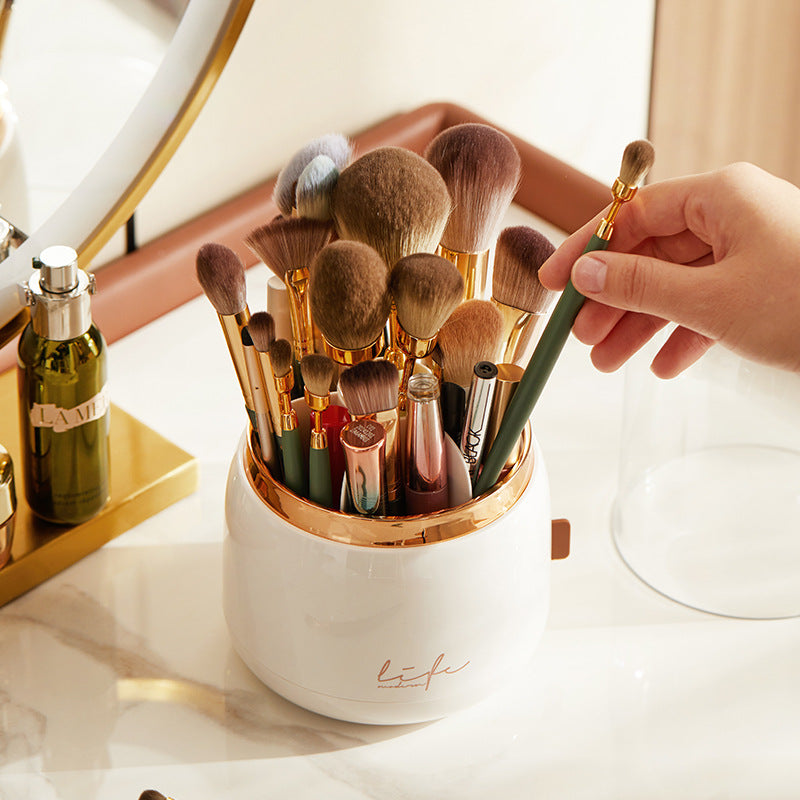 Luxury Wind Makeup Brush Storage Bucket