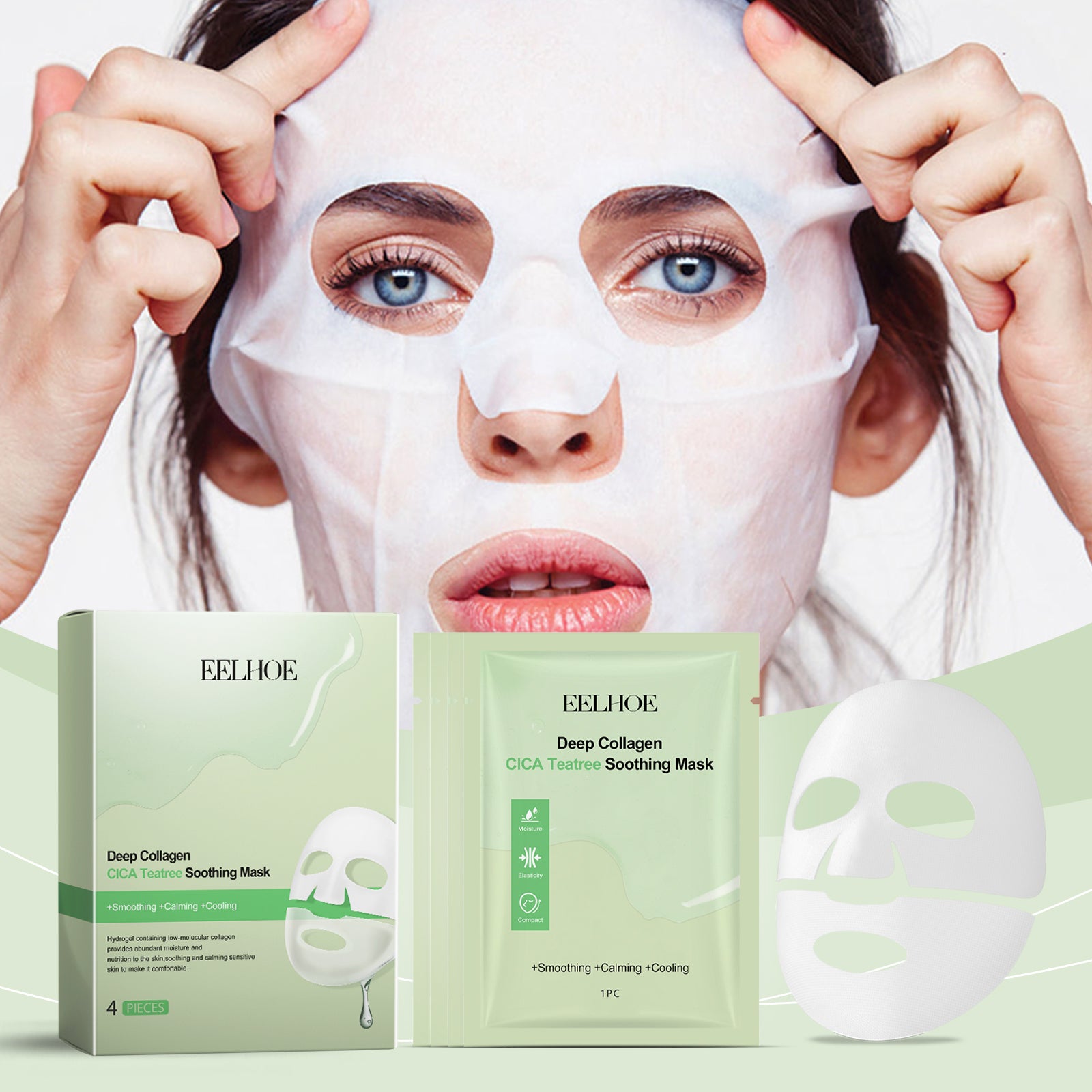 EELHOE Collagen Tea Tree Skin Care Mask (Box Set)