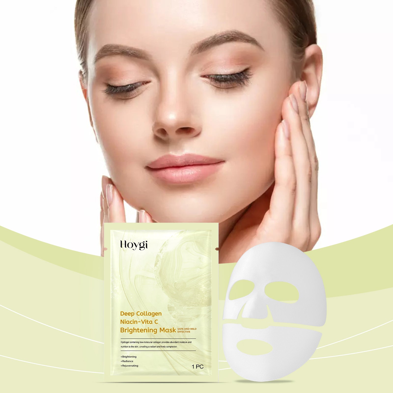 Hoygi Nicotinic Acid Vitamin C Whitening Mask (Bag) Facial Moisturizing,