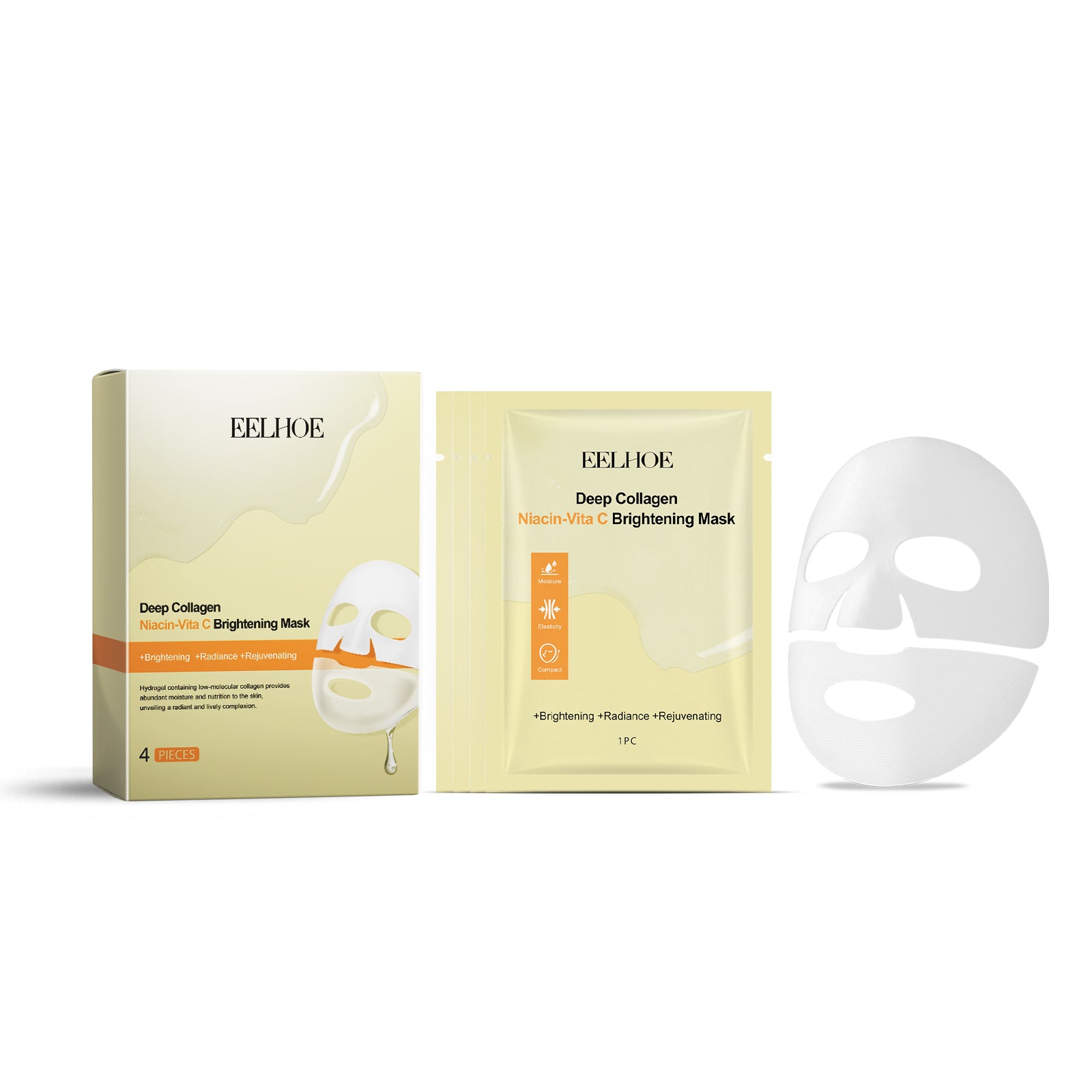 EELHOE Niacin Vitamin C Whitening Mask (Box Set) Hydrating,