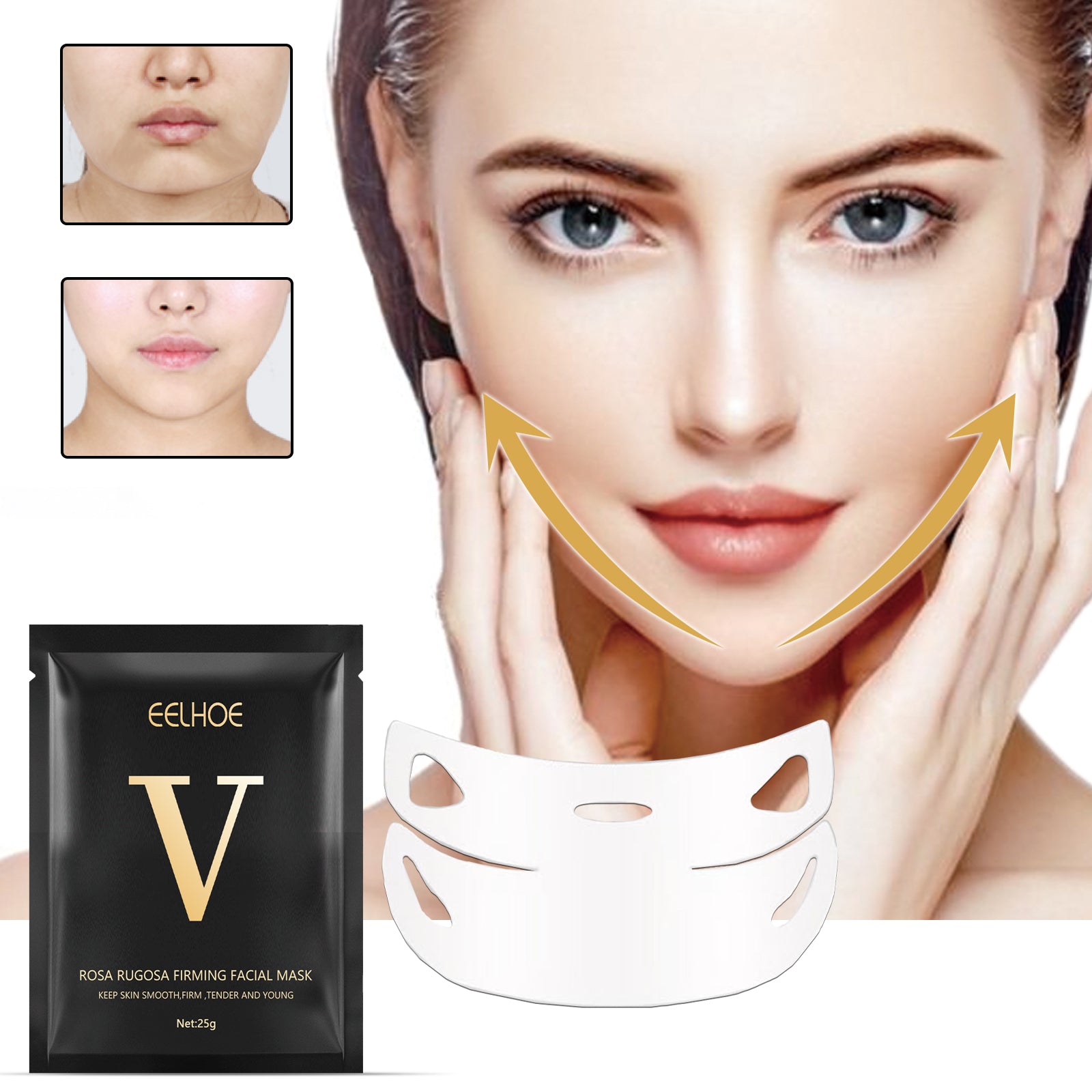 V-shaped Face Lifting Facial Mask,