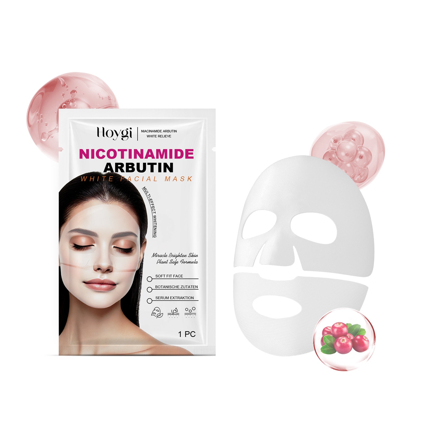 Hoygi Nicotinamide Arbutin Moisturizing Mask
