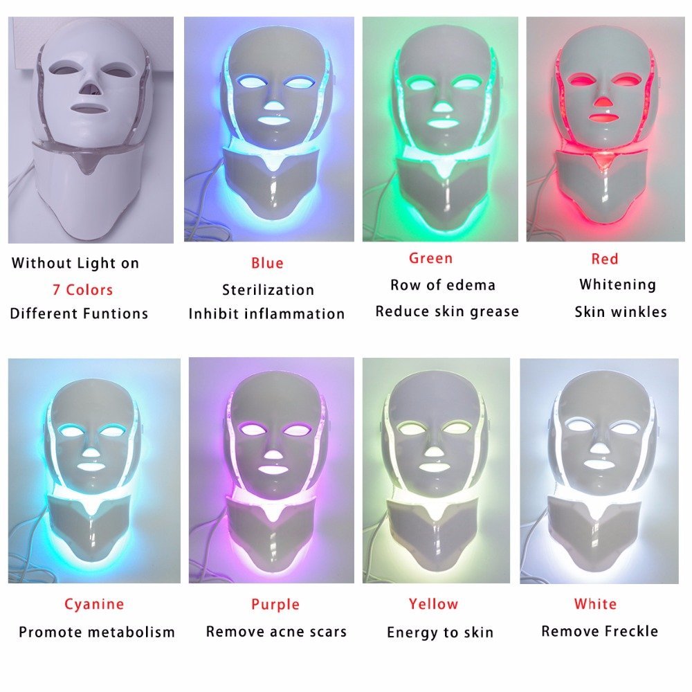LED Facial Neck Mask