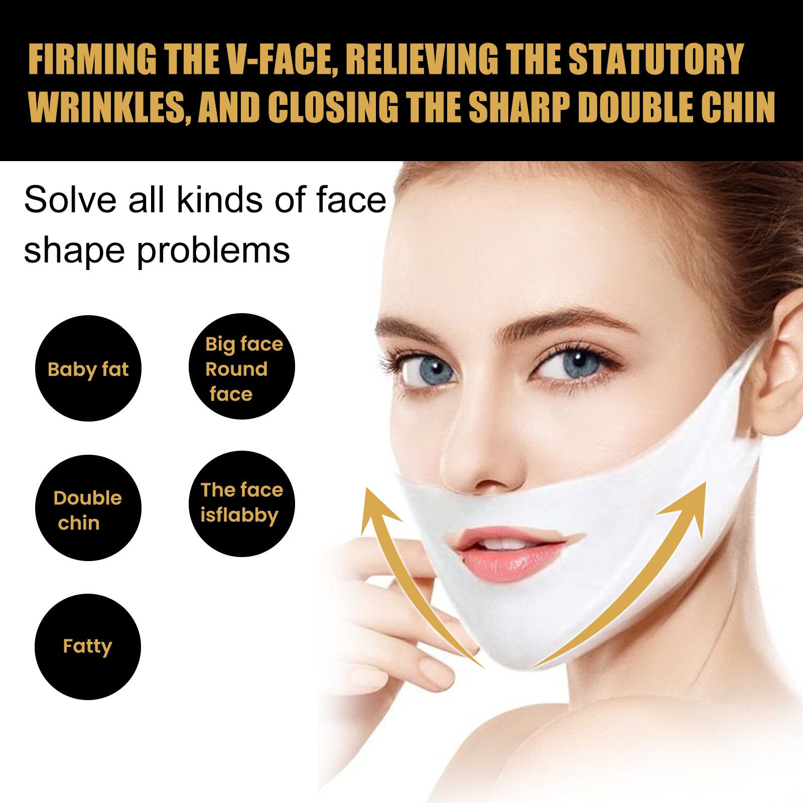 V-shaped Face Lifting Facial Mask,